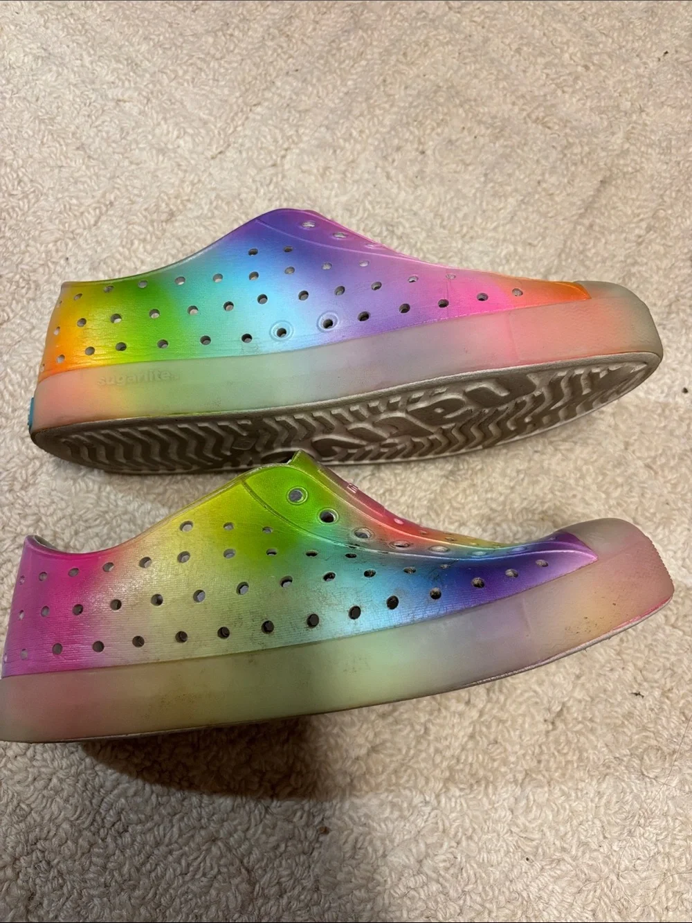 Native Kids Jefferson Water Shoes - Rainbow Gradient